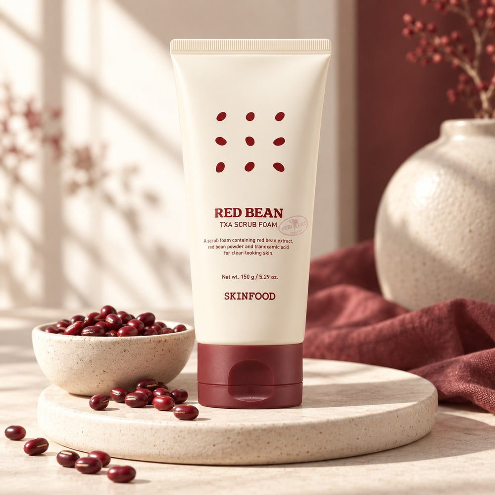 SKINFOOD Red Bean TXA Scrub Foam 150g