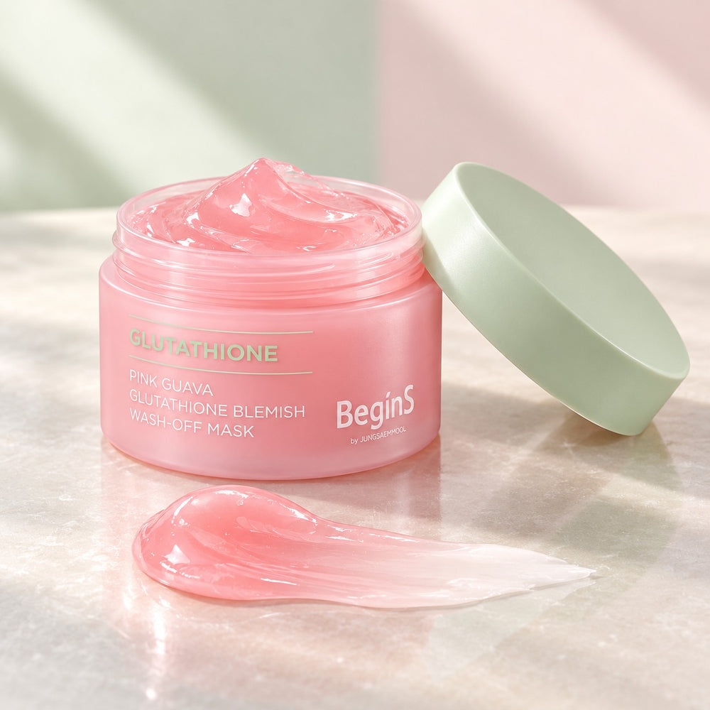BeginS by JUNGSAEMMOOL Pink Guava Glutathione Blemish Wash-off Mask 90g