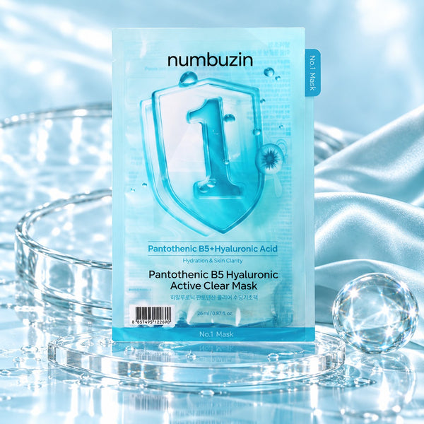 numbuzin No.1 Pantothenic B5 Hyaluronic Active Clear Mask 10 Sheets