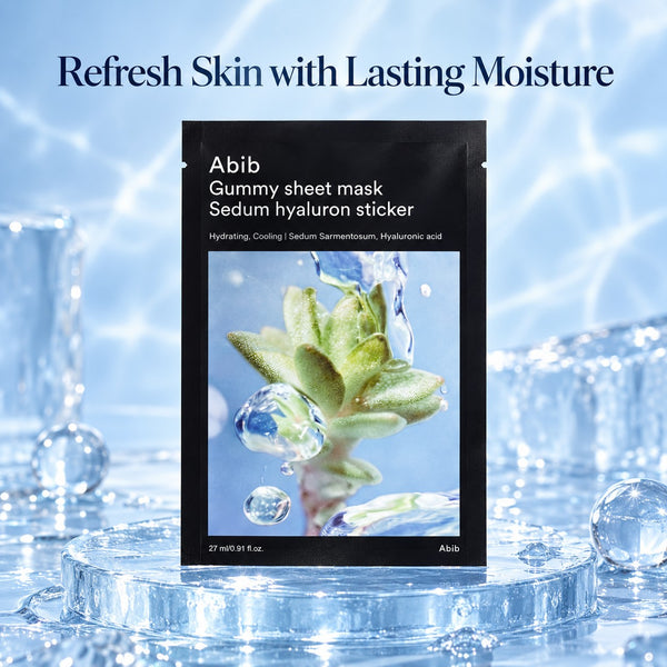 Abib Gummy Sheet Mask Sedum hyaluron sticker 10 Sheets