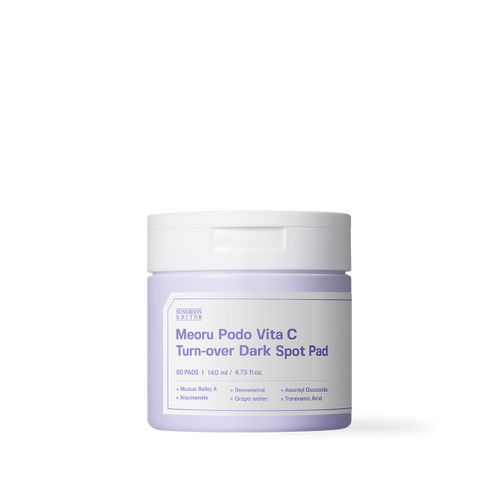 [SUNGBOON EDITOR] Meoru Podo Vita C Turn-over Dark Spot Pad 60pcs, 140ml