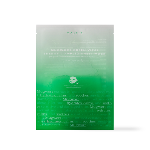[AXIS-Y] Mugwort Green Vital Energy Complex Sheet Mask 27ml