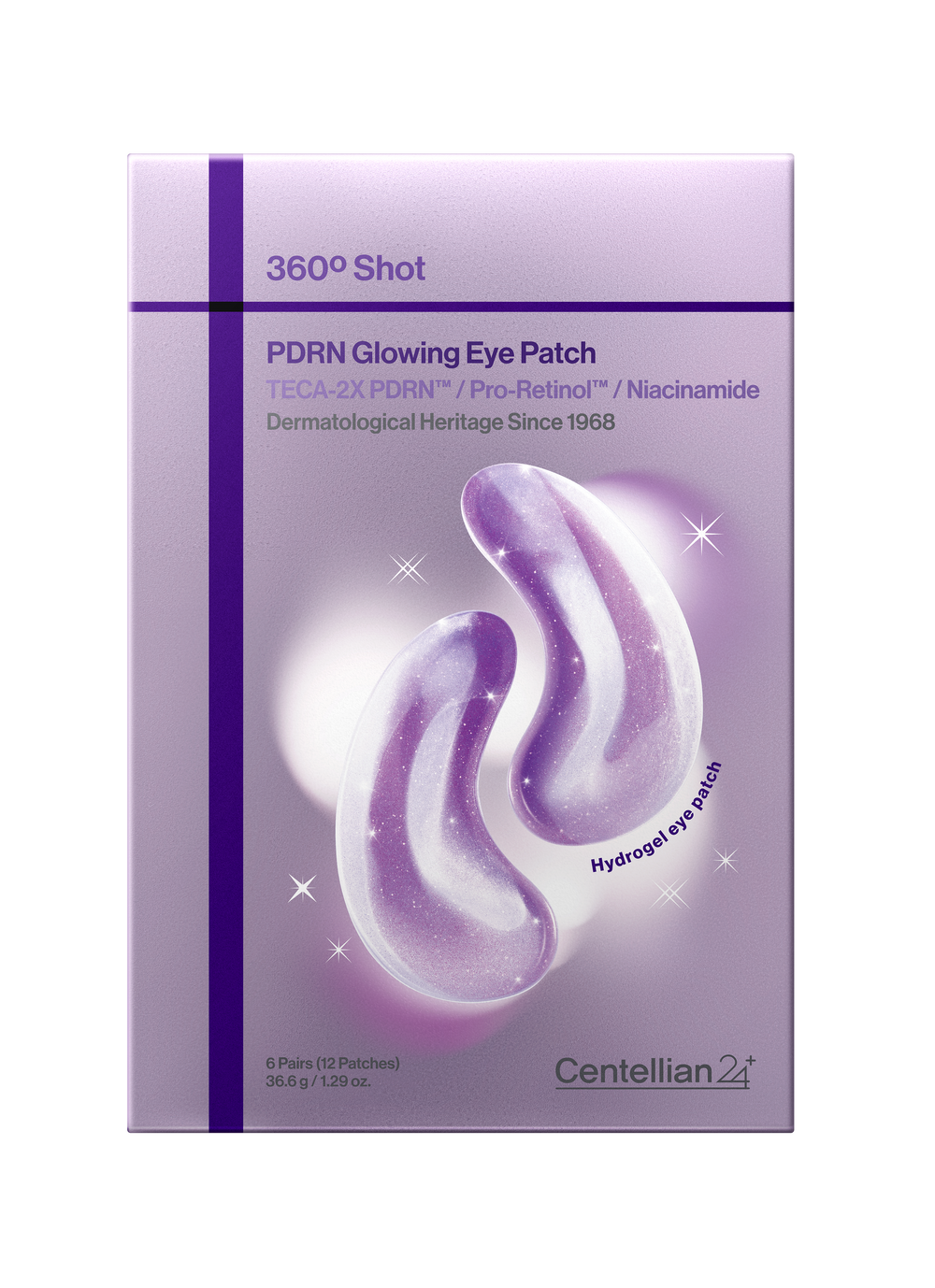 Centellian24 360º Shot PDRN glowing eye patches (1 pair)