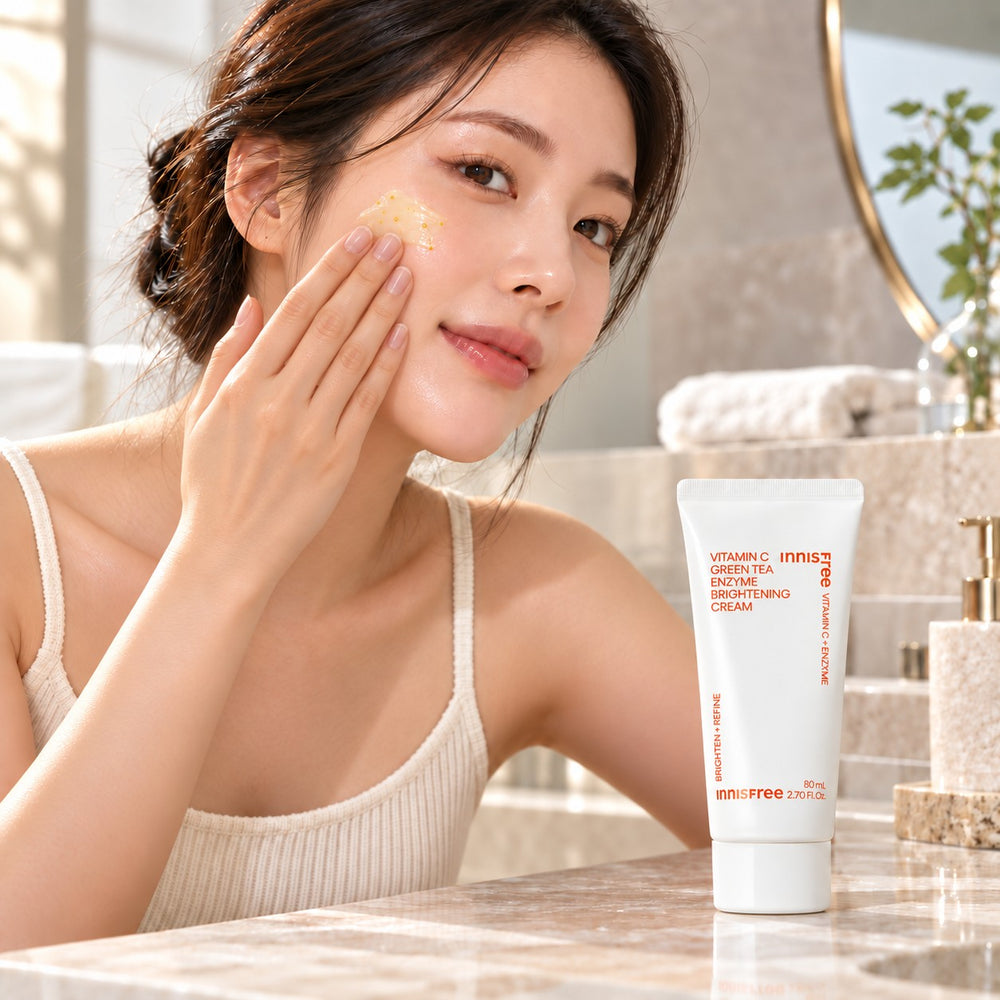 Innisfree Vitamin C Green Tea Enzyme Brightening Cream 80ml