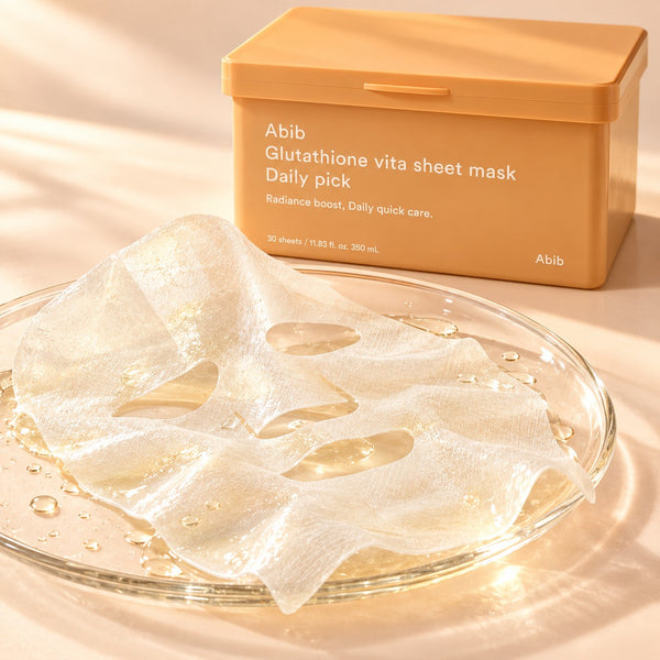 Abib Glutathione Vita Sheet Mask Daily Pick 30 Sheets