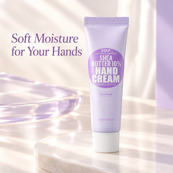 DERMA FACTORY EDLP Shea Butter 10% Hand Cream Pure Musk 30g