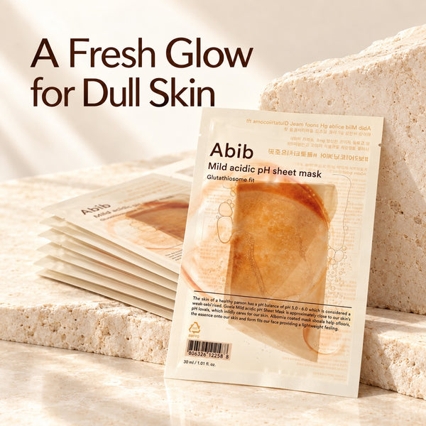 Abib Mild Acidic pH Sheet Mask Glutathiosome Fit 10 Sheets
