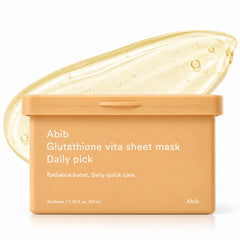 Abib Glutathione Vita Sheet Mask Daily Pick 30 Sheets