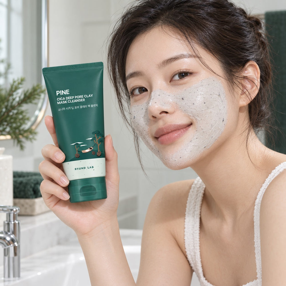 ROUND LAB Pine Cica Deep Pore Clay Mask Cleanser 150ml