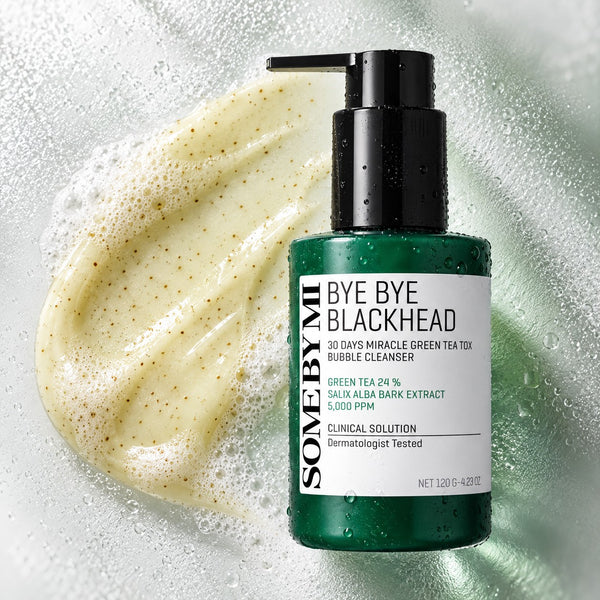 SOME BY MI Bye Bye Blackhead 30 Days Miracle Green Tea Tox Bubble Cleanser 120g