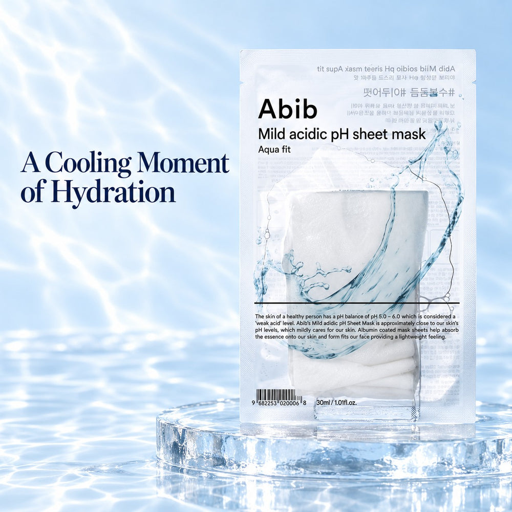 Abib Mild Acidic pH Sheet Mask Aqua Fit 10 Sheets
