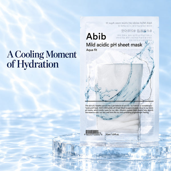 Abib Mild Acidic pH Sheet Mask Aqua Fit 10 Sheets