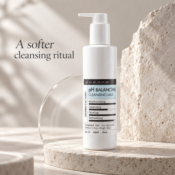 DERMA FACTORY Panthenol 1% pH Balancing Cleansing Milk 240ml