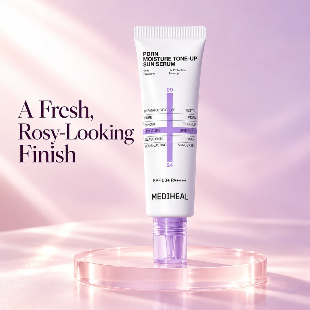 MEDIHEAL PDRN Tone Up Sun Serum SPF 50+ PA++++ 50ml