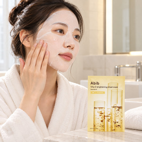 Abib Vita C Brightening Sheet Mask Essential Fit 10 Sheets