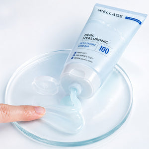 WELLAGE Real Hyaluronic Soothing 100 Cream 80ml