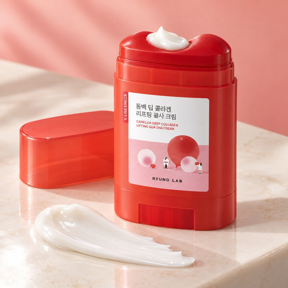 ROUND LAB Camellia Deep Collagen Lifting Gua Sha Cream 60ml