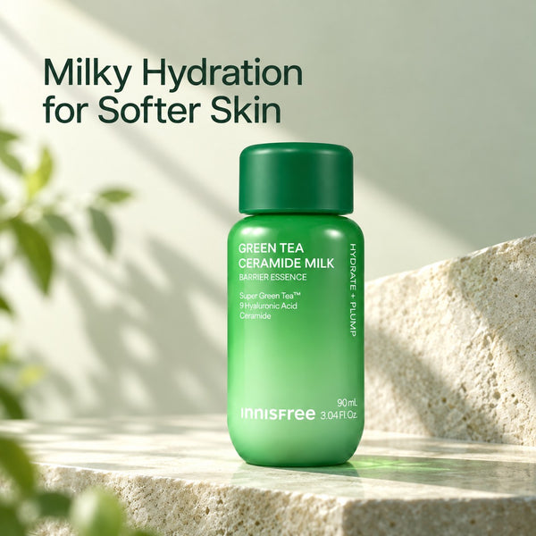 Innisfree Green Tea Ceramide Milk Barrier Essence 90ml