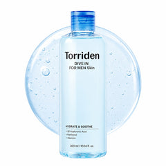 Torriden DIVE IN For Men Low Molecular Hyaluronic Acid Skin 300ml