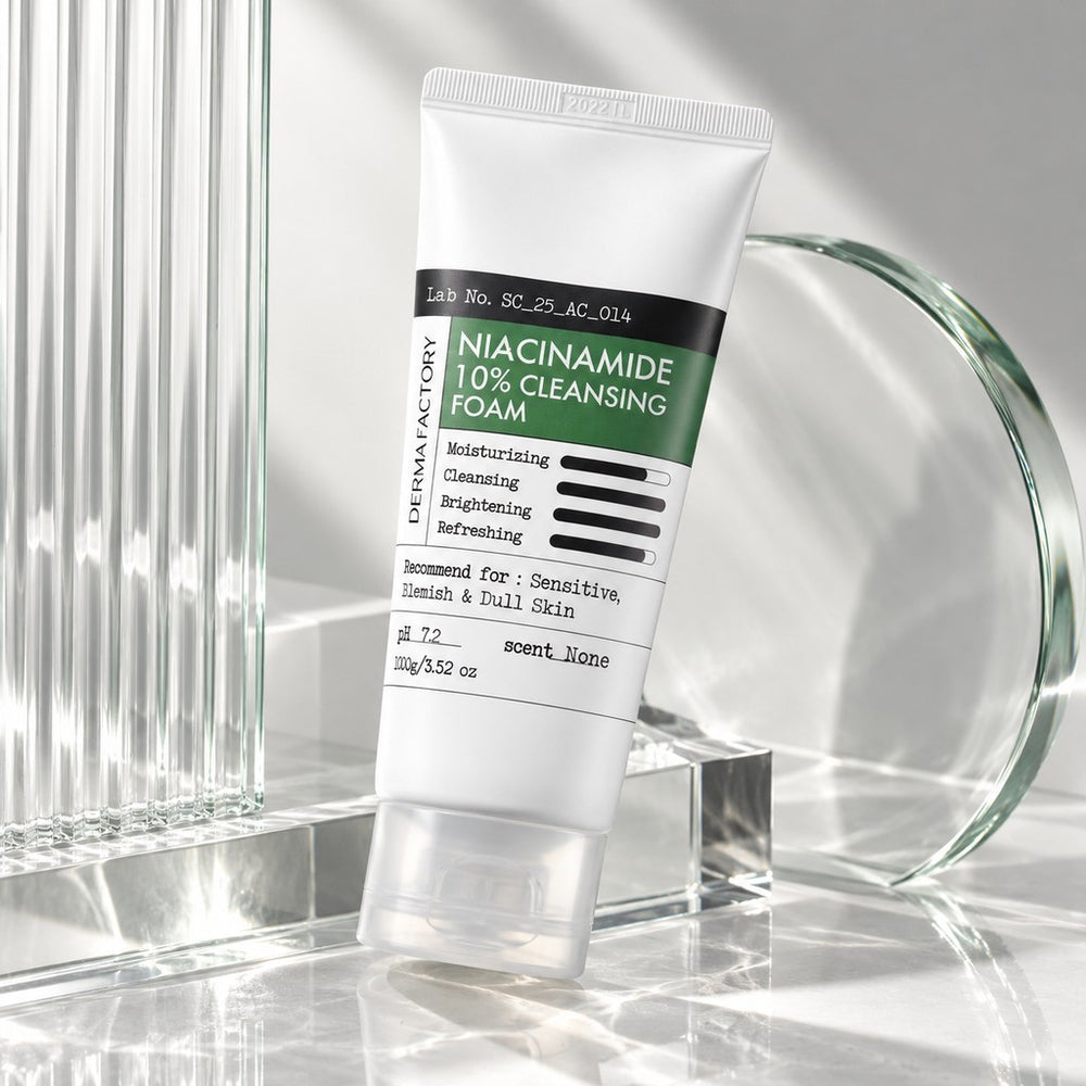DERMA FACTORY Niacinamide 10% Cleansing Foam 100g