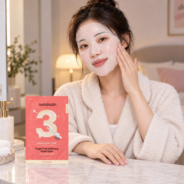 numbuzin No.3 Tingle-Pore Softening Sheet Mask 10 Sheets