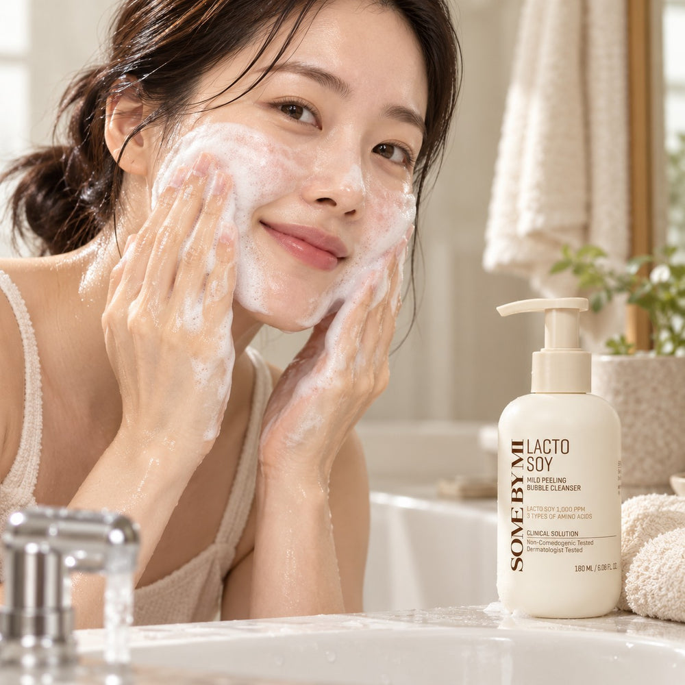 SOME BY MI Lacto Soy Mild Peeling Bubble Cleanser 180ml
