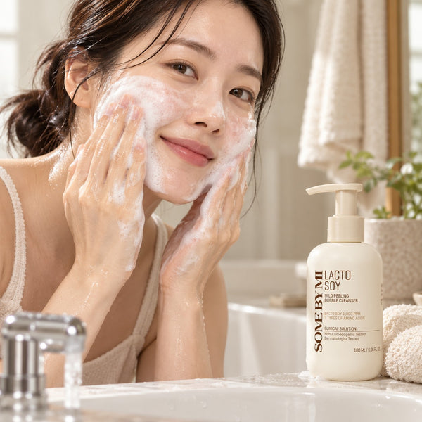 SOME BY MI Lacto Soy Mild Peeling Bubble Cleanser 180ml