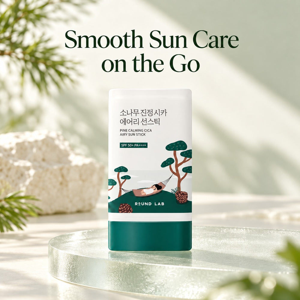 ROUND LAB Pine Calming Cica Airy Sun Stick SPF 50+ PA++++ 19g