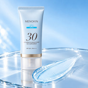 MENOKIN 30Seconds Glow and Clear Gel Sunscreen Moist SPF 50+ PA++++ 50ml