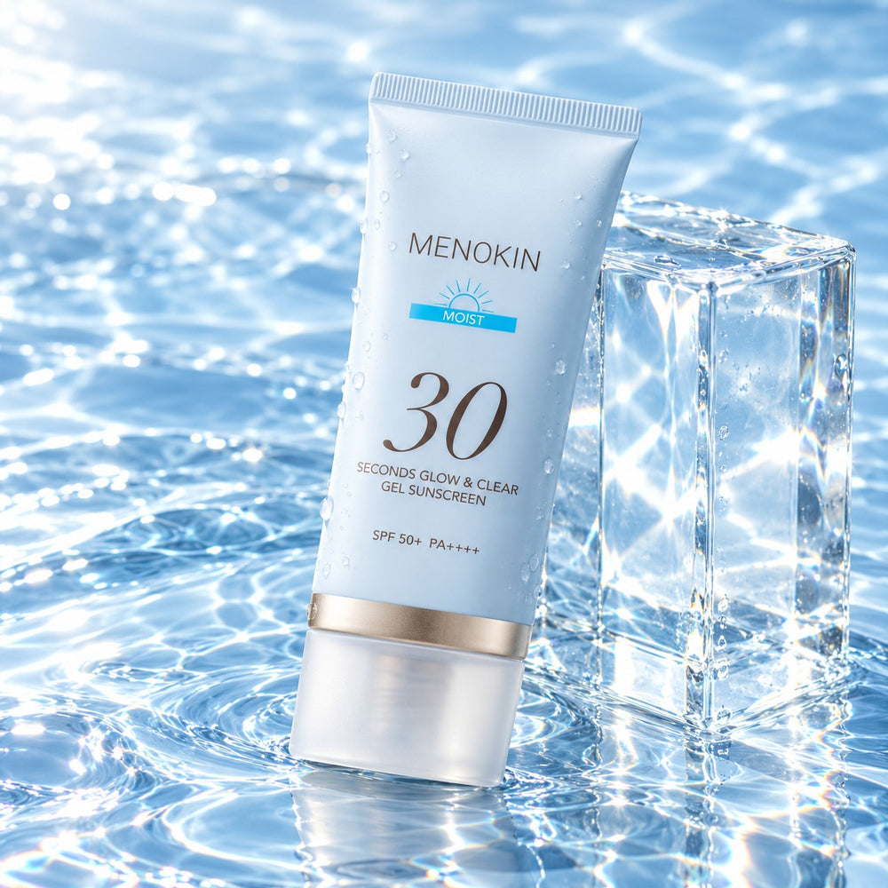 MENOKIN 30Seconds Glow and Clear Gel Sunscreen Moist SPF 50+ PA++++ 50ml