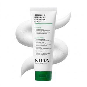 NIDA Centella Deep Pore Cleansing Foam 120ml