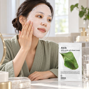 Abib Mild Acidic pH Sheet Mask Heartleaf Fit 10 Sheets