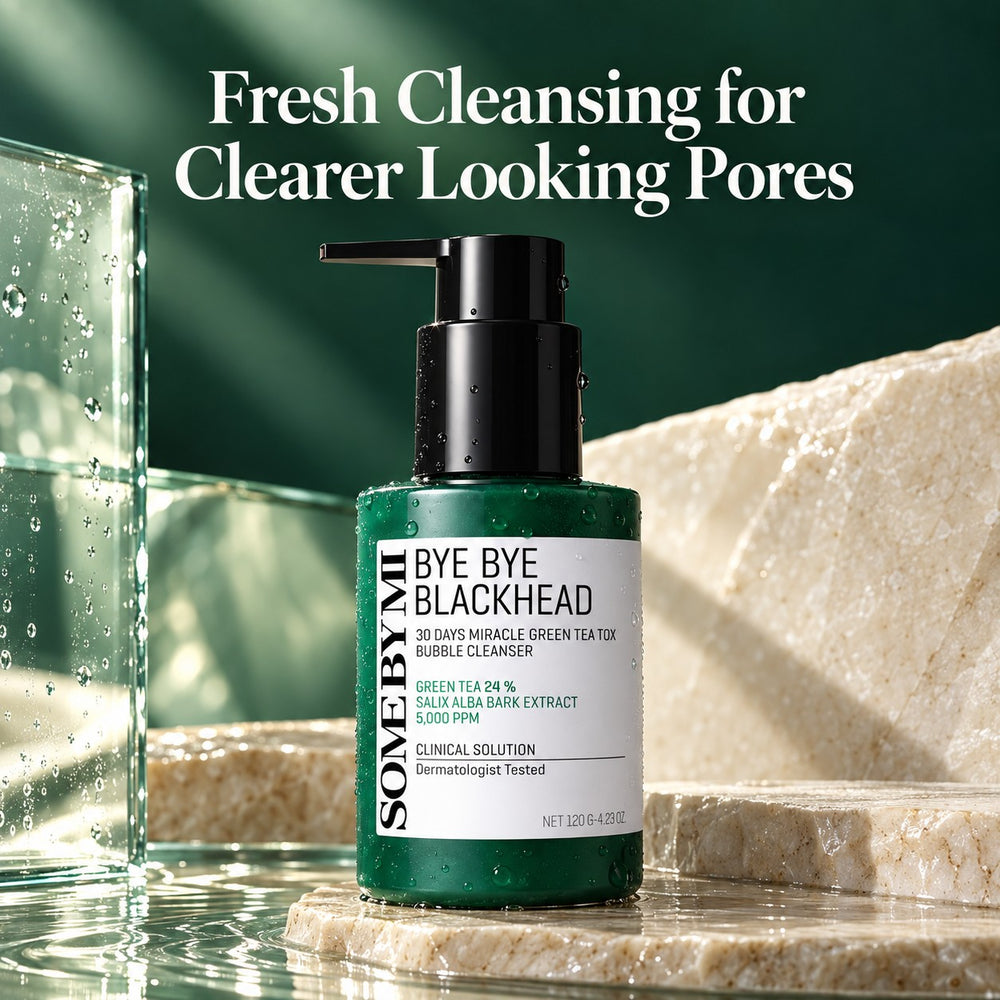 SOME BY MI Bye Bye Blackhead 30 Days Miracle Green Tea Tox Bubble Cleanser 120g