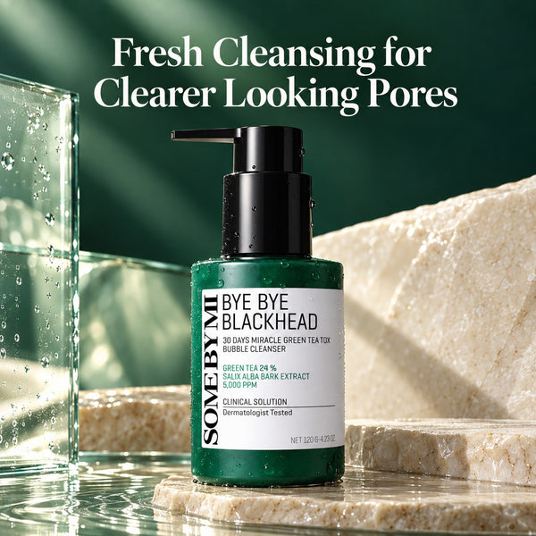 SOME BY MI Bye Bye Blackhead 30 Days Miracle Green Tea Tox Bubble Cleanser 120g