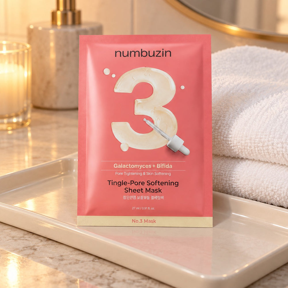 numbuzin No.3 Tingle-Pore Softening Sheet Mask 5 Sheets