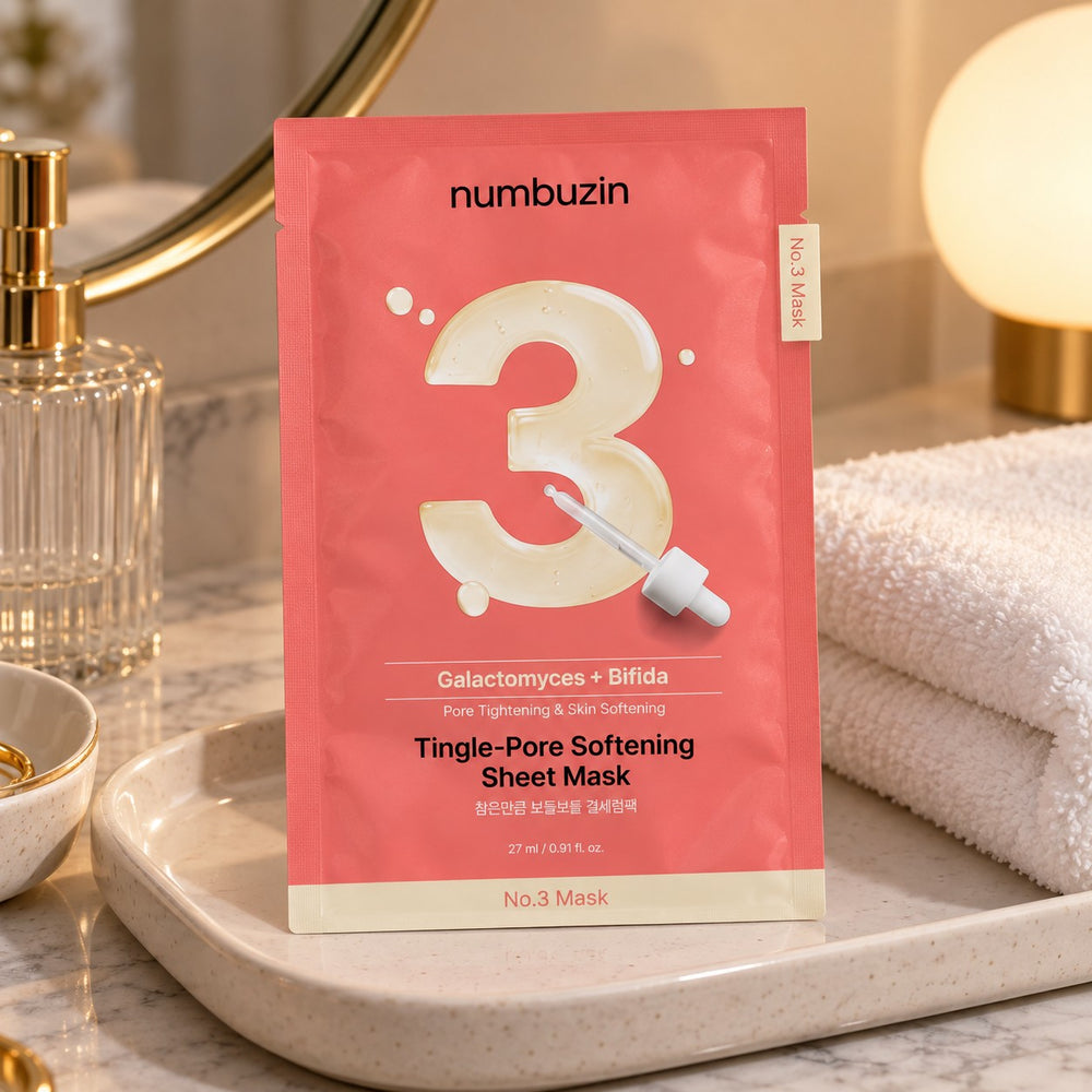 numbuzin No.3 Tingle-Pore Softening Sheet Mask 10 Sheets