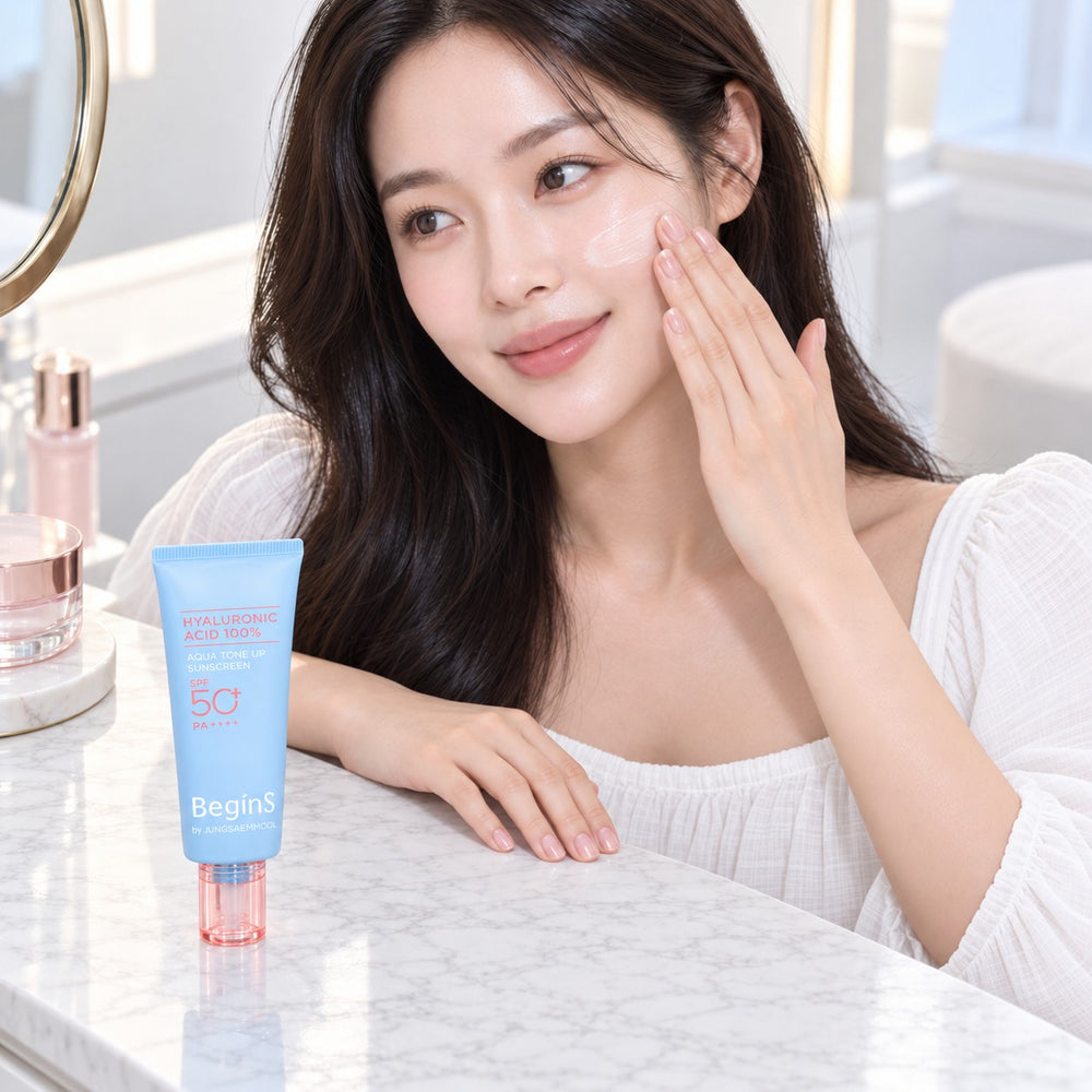 BeginS by JUNGSAEMMOOL Hyaluronic Acid 100% Aqua Tone Up Sunscreen 50ml