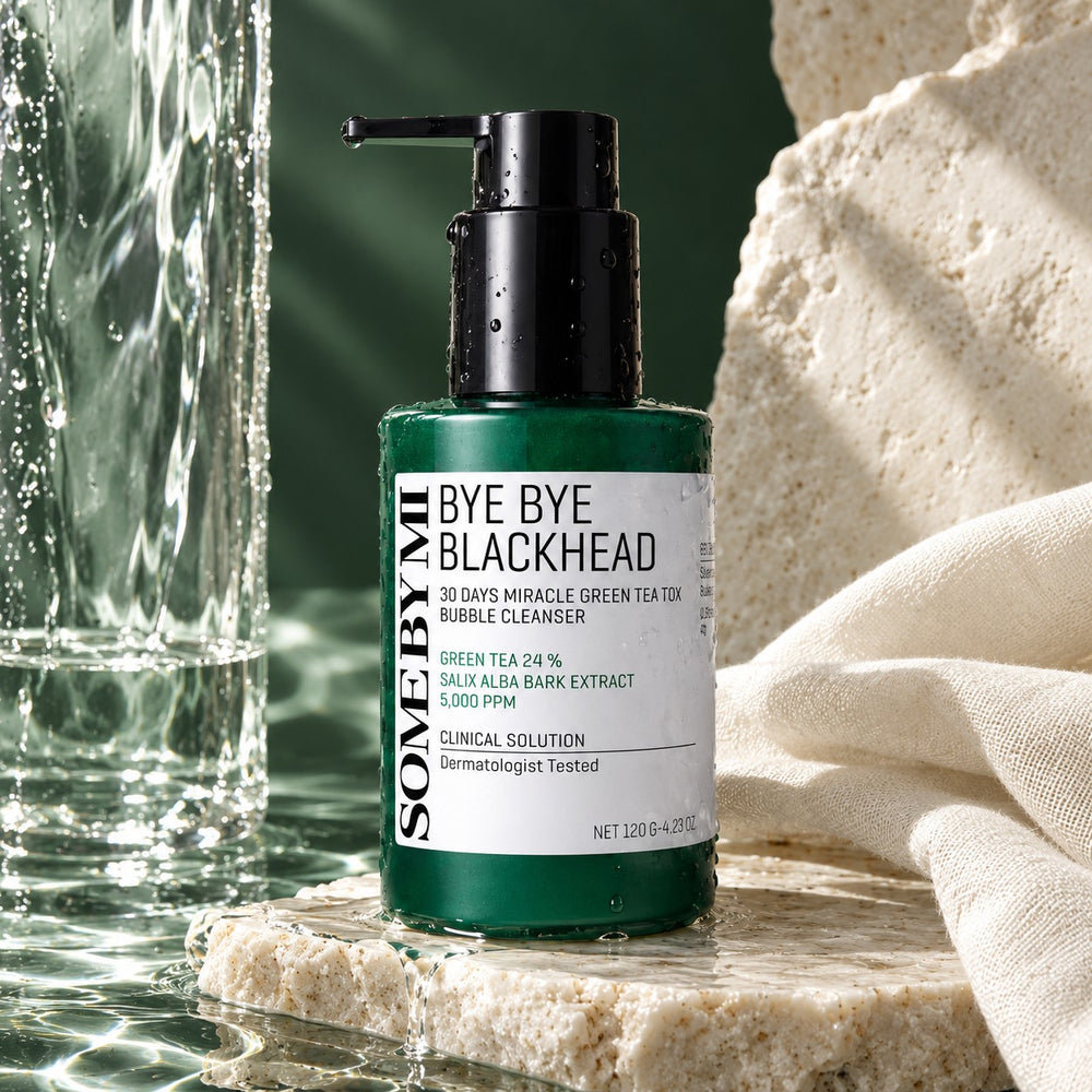SOME BY MI Bye Bye Blackhead 30 Days Miracle Green Tea Tox Bubble Cleanser 120g