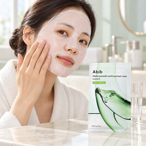 Abib Madecassoside Soothing Sheet Mask Essential Fit 10 Sheets
