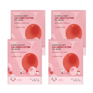 ROUND LAB Camellia Deep Collagen V Lifting Gel Mask 4 Sheets