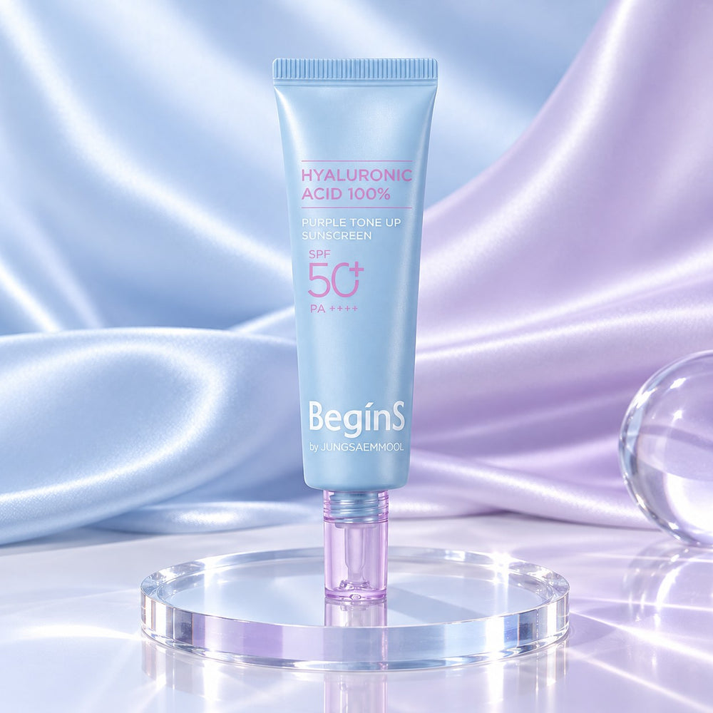BeginS by JUNGSAEMMOOL Hyaluronic Acid Purple Tone Up Sunscreen 50ml