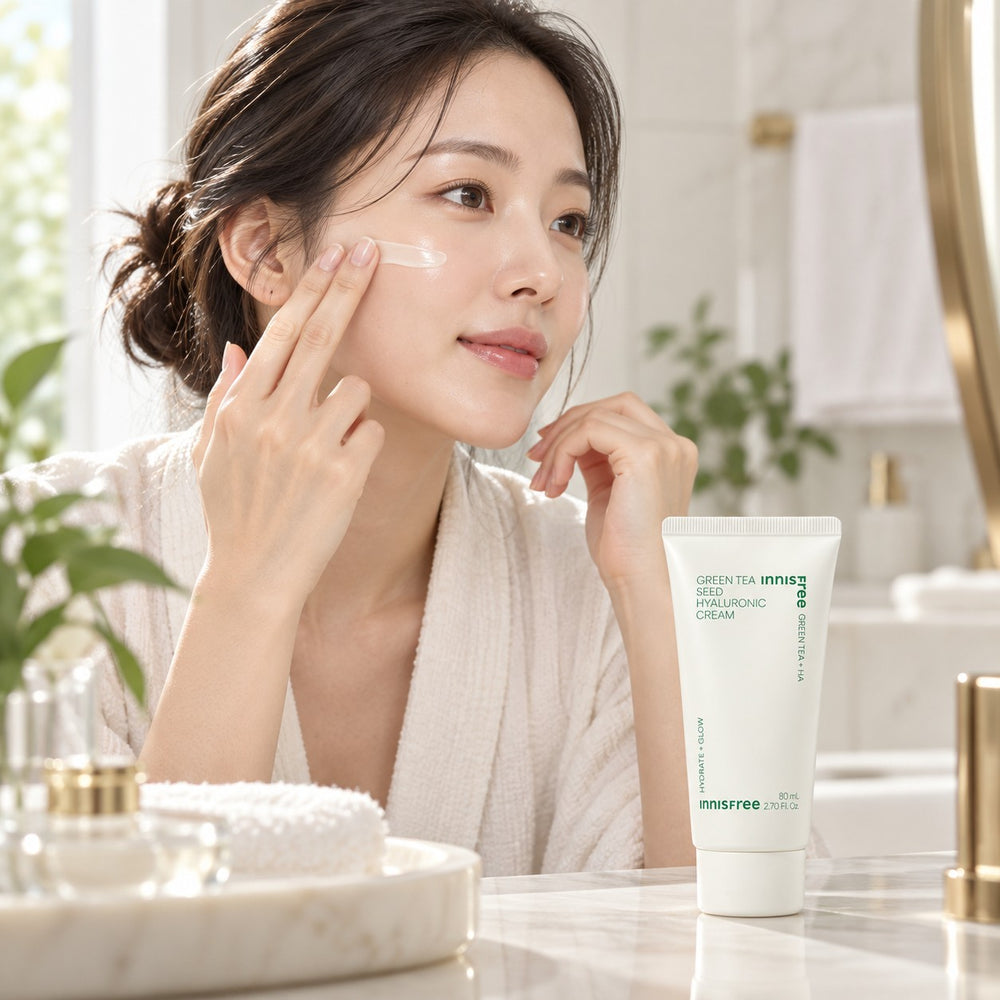 Innisfree Green Tea Hyaluronic Moisturizing Cream 80ml
