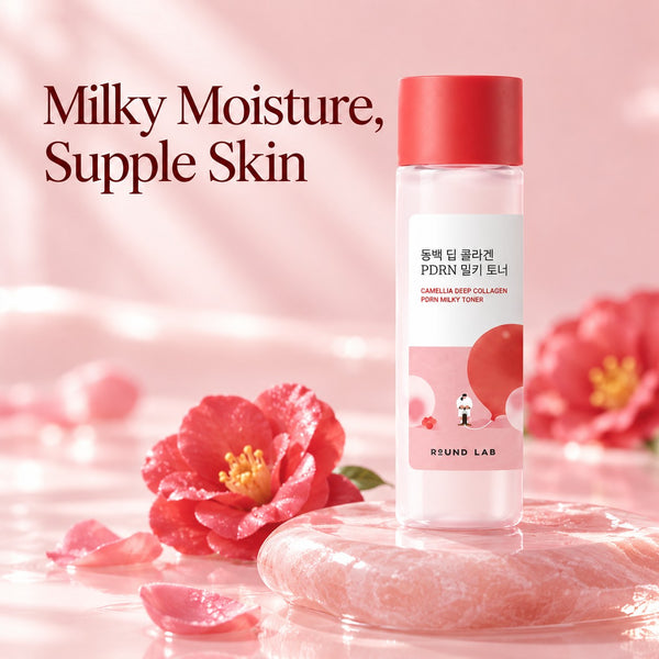 ROUND LAB Camellia Deep Collagen PDRN Milky Toner 150ml