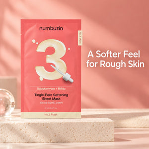 numbuzin No.3 Tingle-Pore Softening Sheet Mask 10 Sheets
