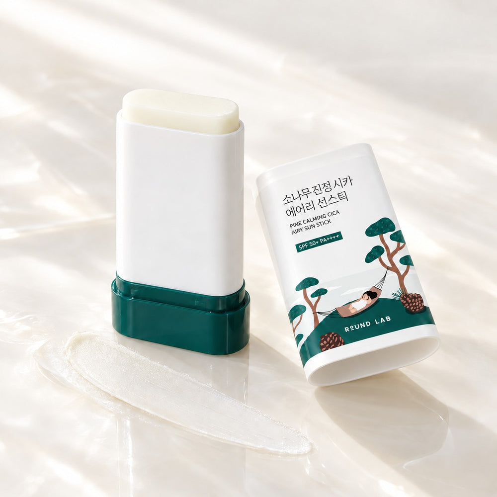 ROUND LAB Pine Calming Cica Airy Sun Stick SPF 50+ PA++++ 19g