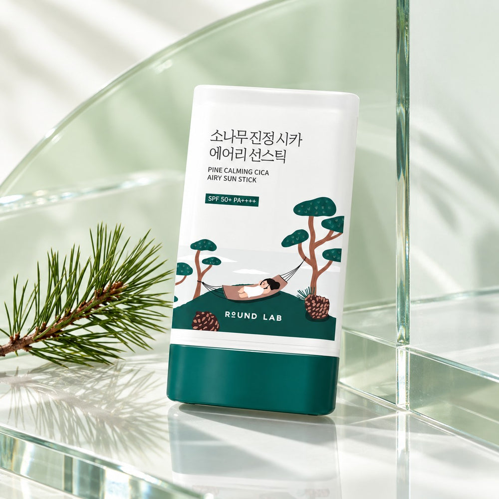 ROUND LAB Pine Calming Cica Airy Sun Stick SPF 50+ PA++++ 19g