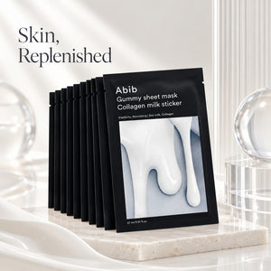 Abib Gummy Sheet Mask Collagen Milk Sticker 10 Sheets