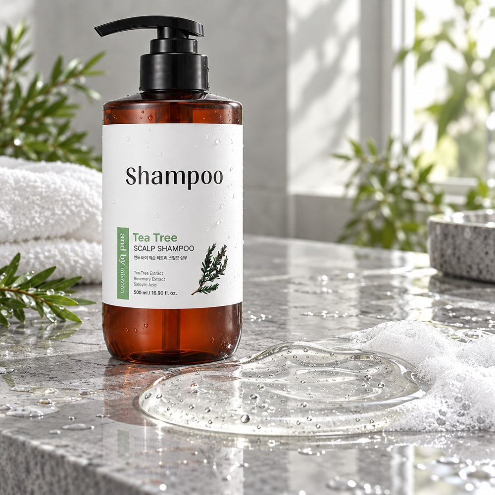 and by mixsoon Tea Tree Scalp Shampoo 500ml