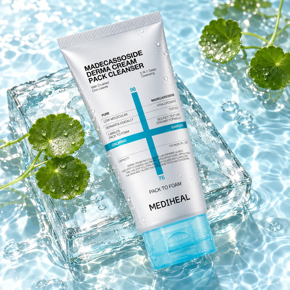 MEDIHEAL Madecassoside Derma Cream Pack Cleanser 120ml