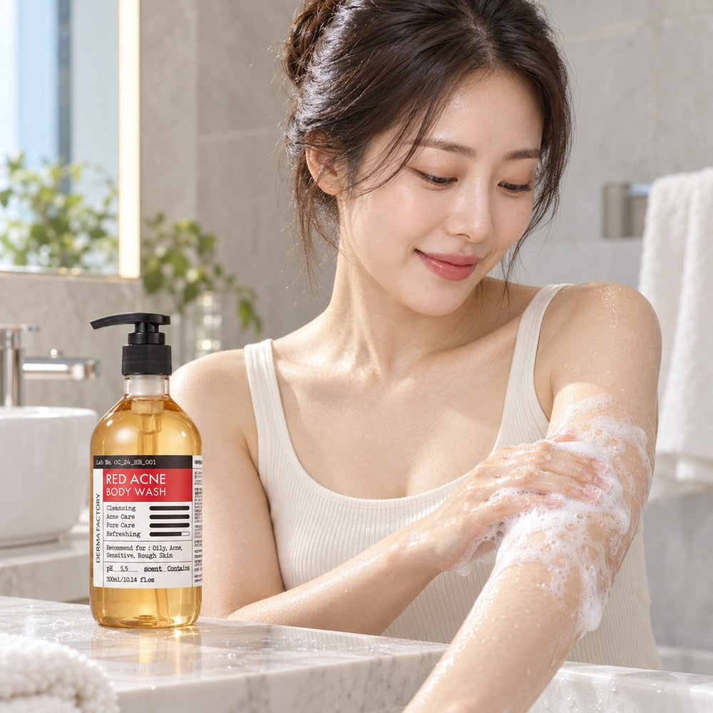 DERMA FACTORY Red Acne Body Wash 300ml